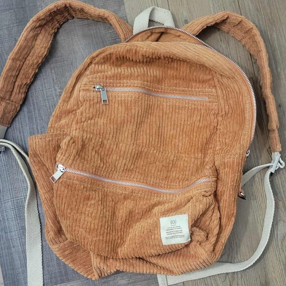 UO Urban Outfitter BDG Corduroy backpack - 100% cotton burnt orange colour - Picture 1 of 7